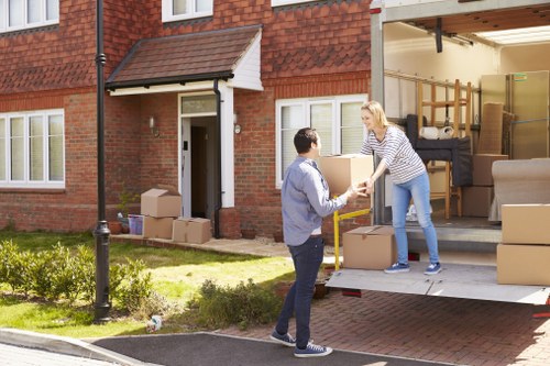Commercial moving team planning a business relocation in Fulham