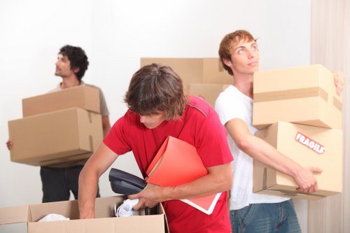 Secure and professional man with van Fulham service