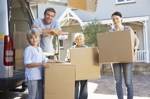 Team organising a structured office relocation in a local Fulham workspace