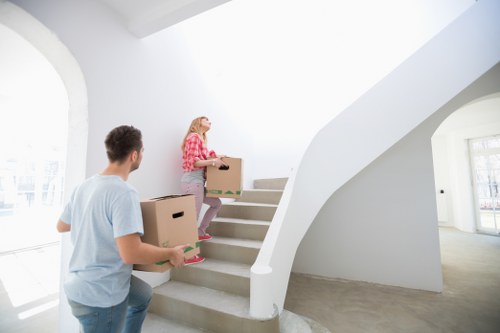 Moving day planning and access considerations for a Fulham removal van
